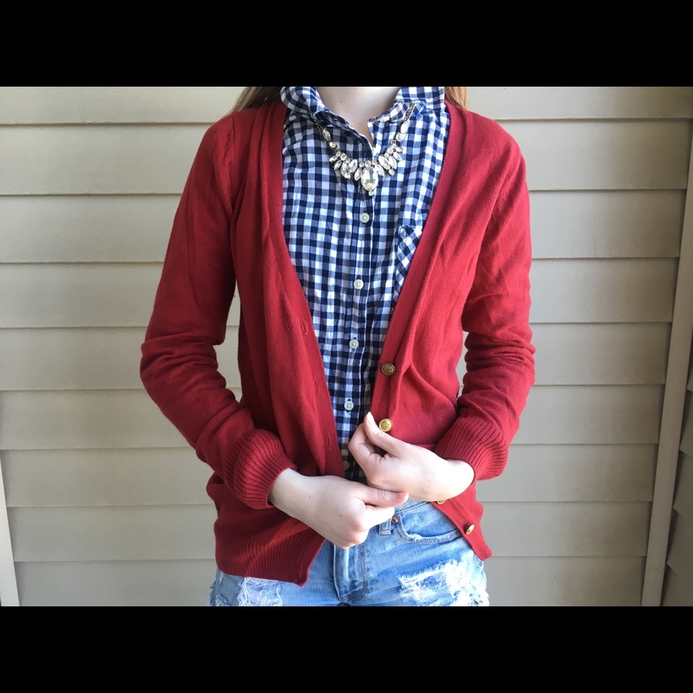 Red Cardigan